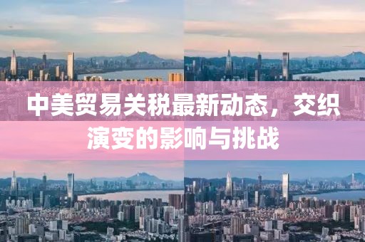 中美贸易关税最新动态，交织演变的影响与挑战