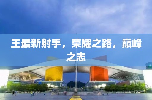 王最新射手，荣耀之路，巅峰之志