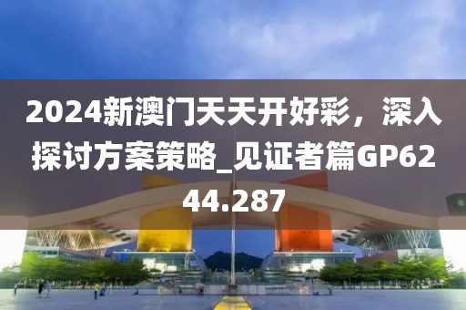 2024新澳门天天开好彩，深入探讨方案策略_见证者篇GP6244.287