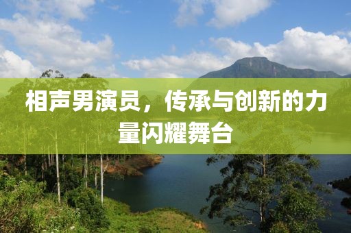 相声男演员，传承与创新的力量闪耀舞台