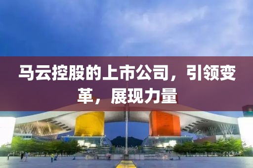 马云控股的上市公司，引领变革，展现力量