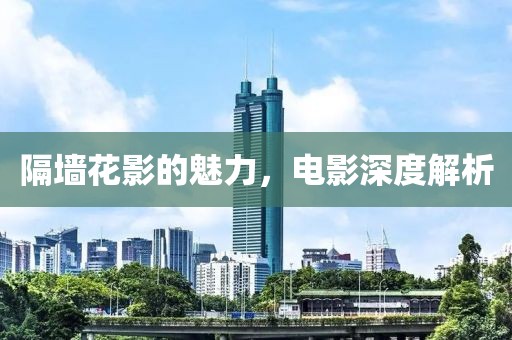 隔墙花影的魅力，电影深度解析