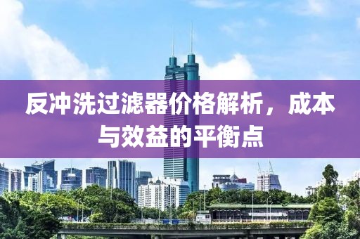 反冲洗过滤器价格解析，成本与效益的平衡点