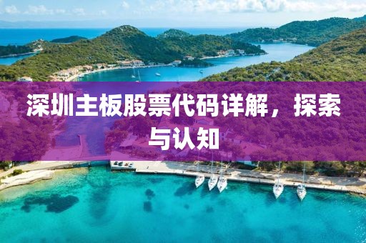 深圳主板股票代码详解，探索与认知