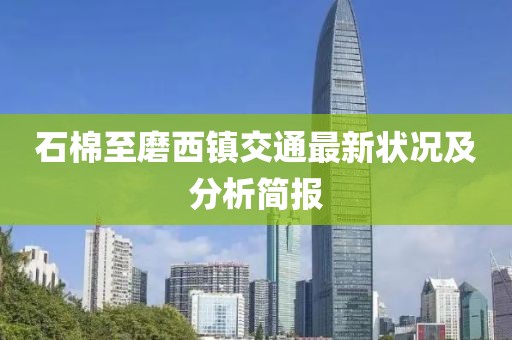 石棉至磨西镇交通最新状况及分析简报