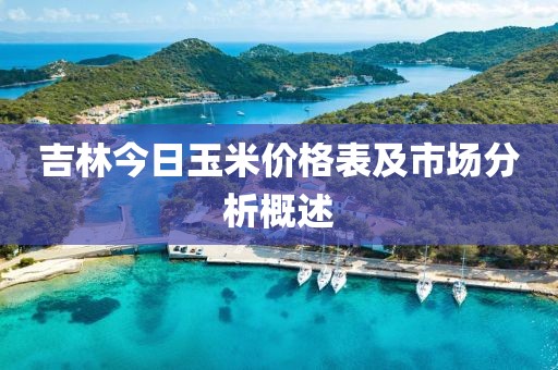 吉林今日玉米价格表及市场分析概述