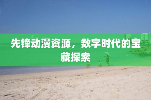 先锋动漫资源，数字时代的宝藏探索
