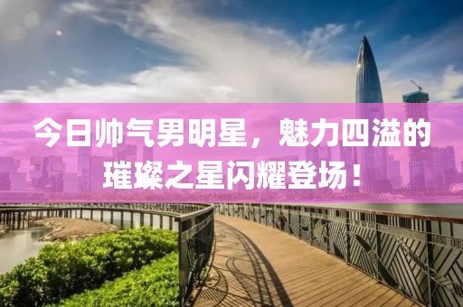 今日帅气男明星，魅力四溢的璀璨之星闪耀登场！