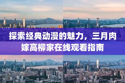探索经典动漫的魅力，三月肉嫁高柳家在线观看指南