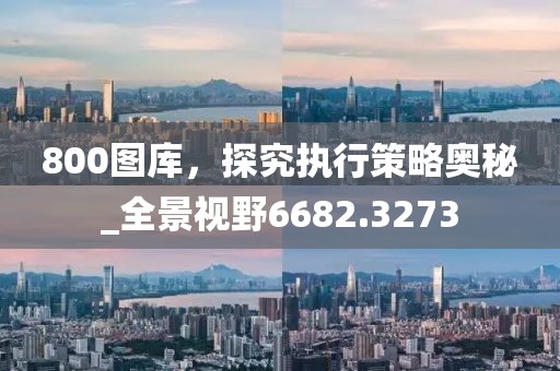 800图库，探究执行策略奥秘_全景视野6682.3273