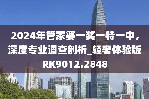 2024年管家婆一奖一特一中，深度专业调查剖析_轻奢体验版RK9012.2848