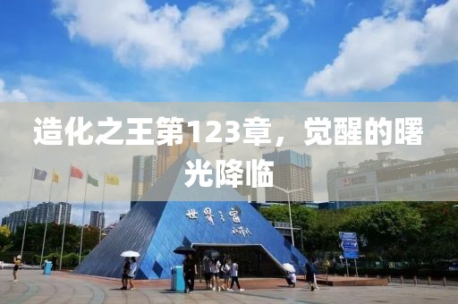 造化之王第123章，觉醒的曙光降临
