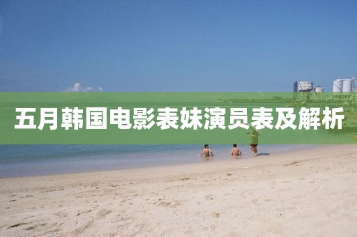 五月韩国电影表妹演员表及解析
