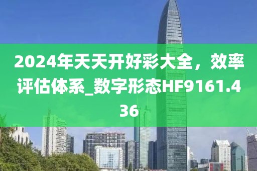 2024年天天开好彩大全，效率评估体系_数字形态HF9161.436