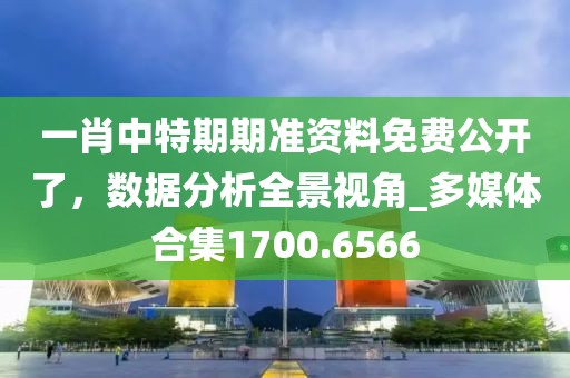 一肖中特期期准资料免费公开了，数据分析全景视角_多媒体合集1700.6566