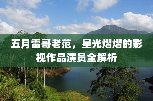 五月雷哥老范，星光熠熠的影视作品演员全解析