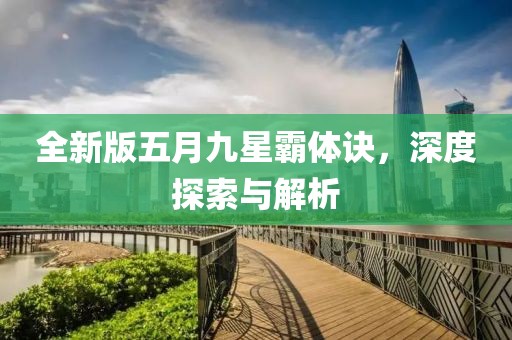 全新版五月九星霸体诀，深度探索与解析