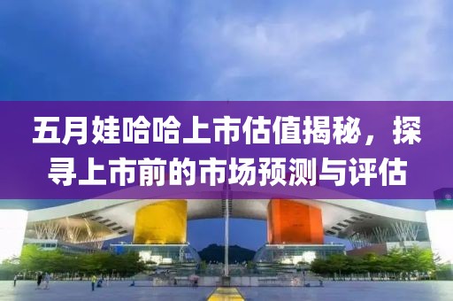 五月娃哈哈上市估值揭秘，探寻上市前的市场预测与评估