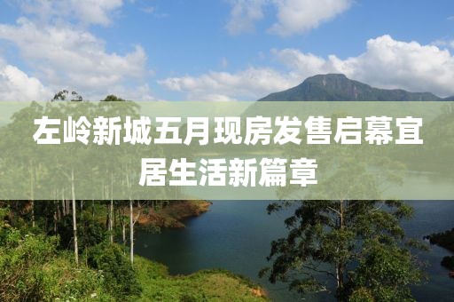左岭新城五月现房发售启幕宜居生活新篇章