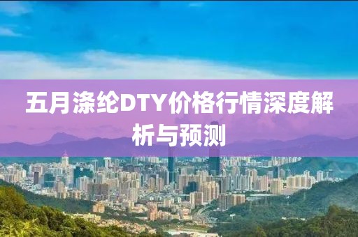 五月涤纶DTY价格行情深度解析与预测