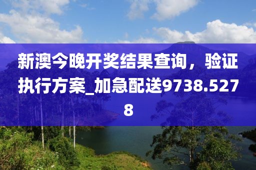 新澳今晚开奖结果查询，验证执行方案_加急配送9738.5278