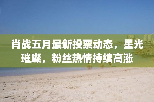 肖战五月最新投票动态，星光璀璨，粉丝热情持续高涨