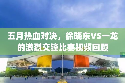 五月热血对决，徐晓东VS一龙的激烈交锋比赛视频回顾
