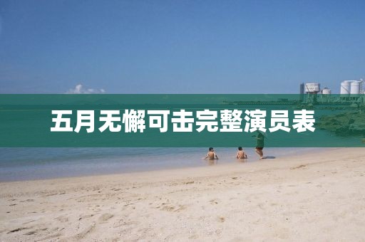五月无懈可击完整演员表