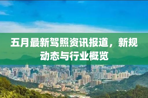 五月最新驾照资讯报道，新规动态与行业概览