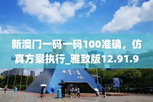 新澳门一码一码100准确，仿真方案执行_雅致版12.91.9