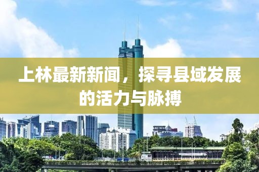 上林最新新闻，探寻县域发展的活力与脉搏