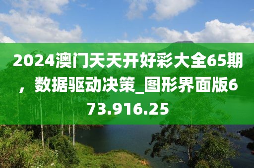 2024澳门天天开好彩大全65期，数据驱动决策_图形界面版673.916.25