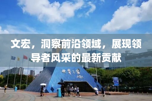 文宏，洞察前沿领域，展现领导者风采的最新贡献