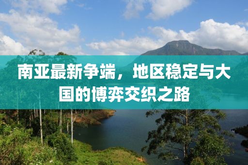 南亚最新争端，地区稳定与大国的博弈交织之路