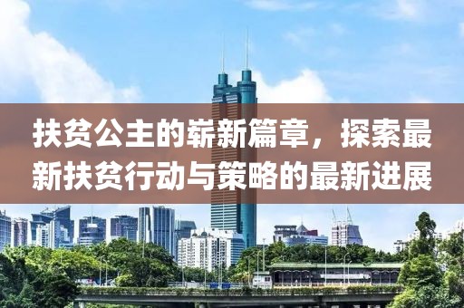 扶贫公主的崭新篇章，探索最新扶贫行动与策略的最新进展