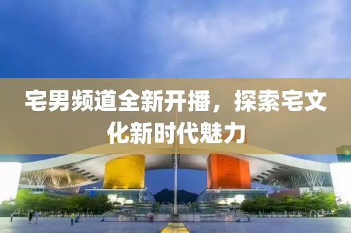 宅男频道全新开播，探索宅文化新时代魅力