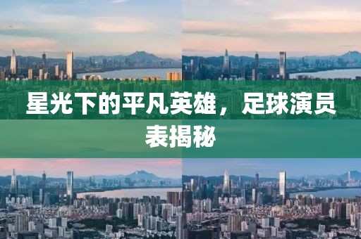 星光下的平凡英雄，足球演员表揭秘