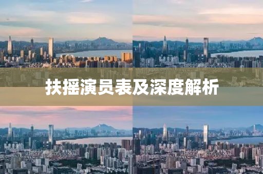 扶摇演员表及深度解析